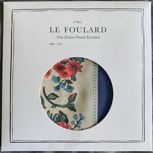 Sézane Le Foulard Floral Scarf - Brand new in package